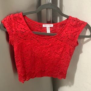 Papaya small red crop top